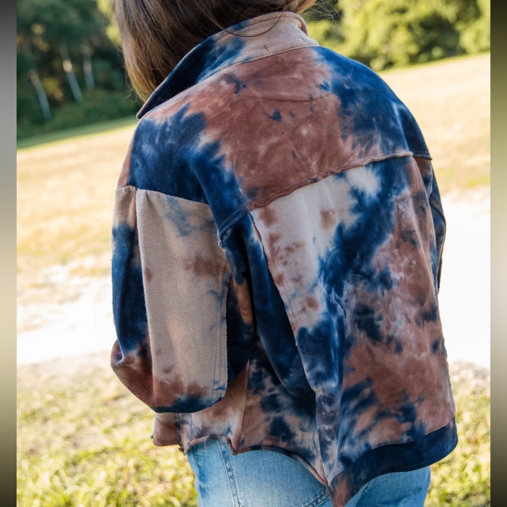 NEW tie dye boho jacket - Picture 4 of 13